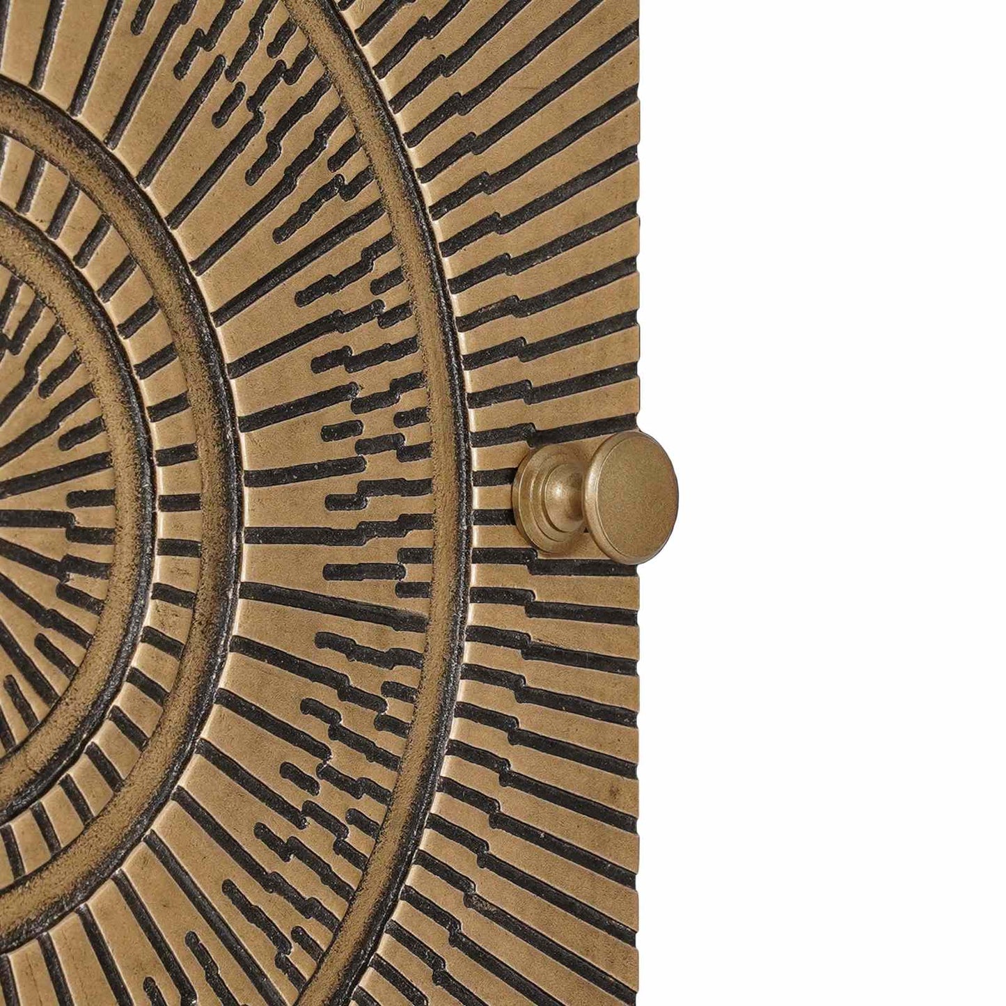 vidaXL Highboard Brass 35 x 30 x 120 cm