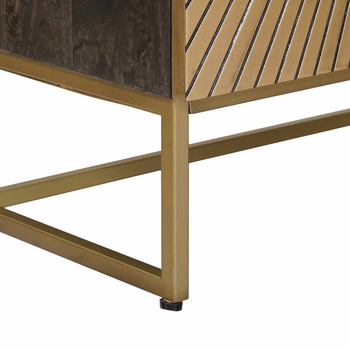 vidaXL Highboard Brass 53.5 x 30 x 95 cm