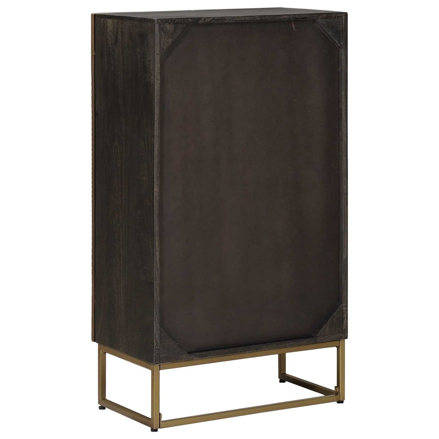 vidaXL Highboard Brass 53.5 x 30 x 95 cm