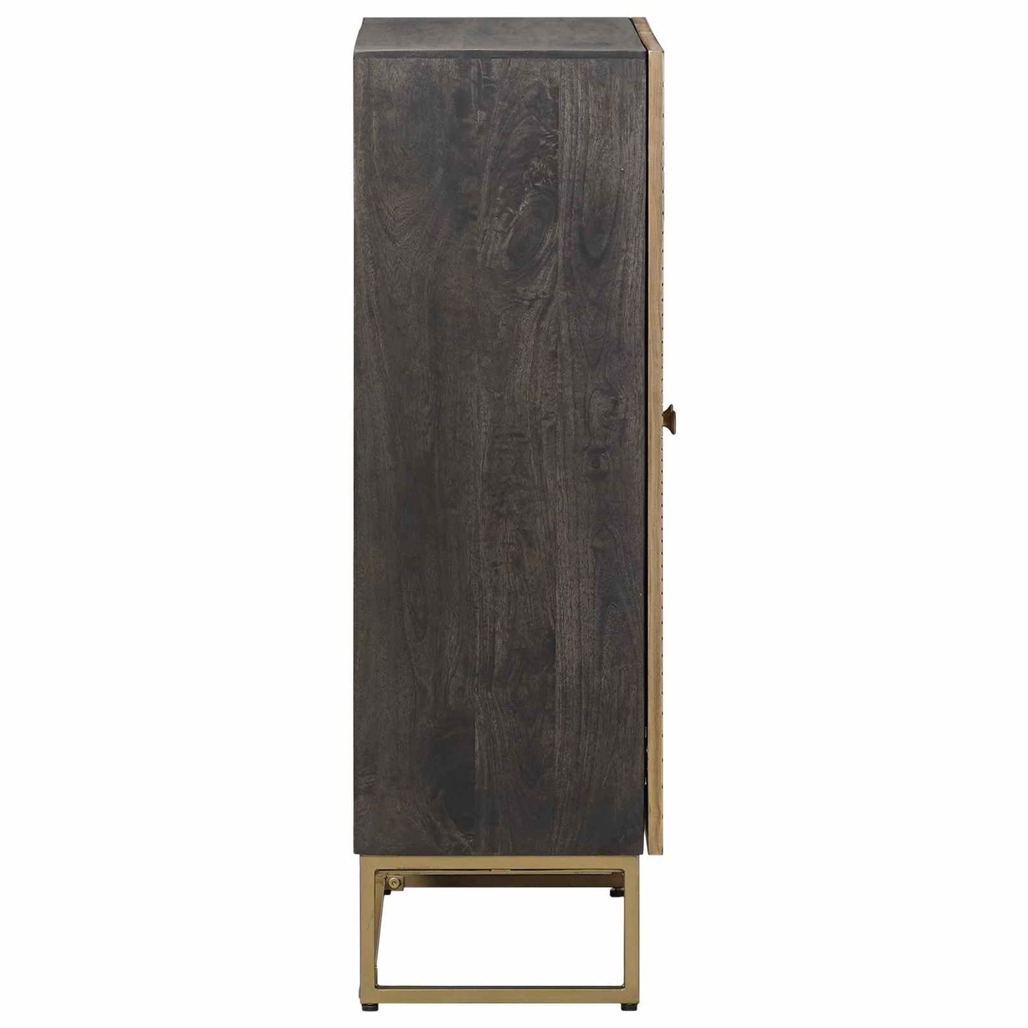 vidaXL Highboard Brass 53.5 x 30 x 95 cm