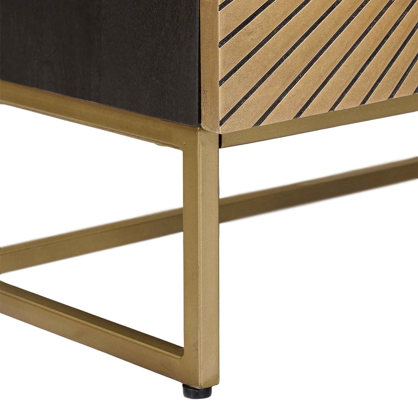 vidaXL Drawer Cabinet with Drawer Brass 75 x 30 x 65 cm