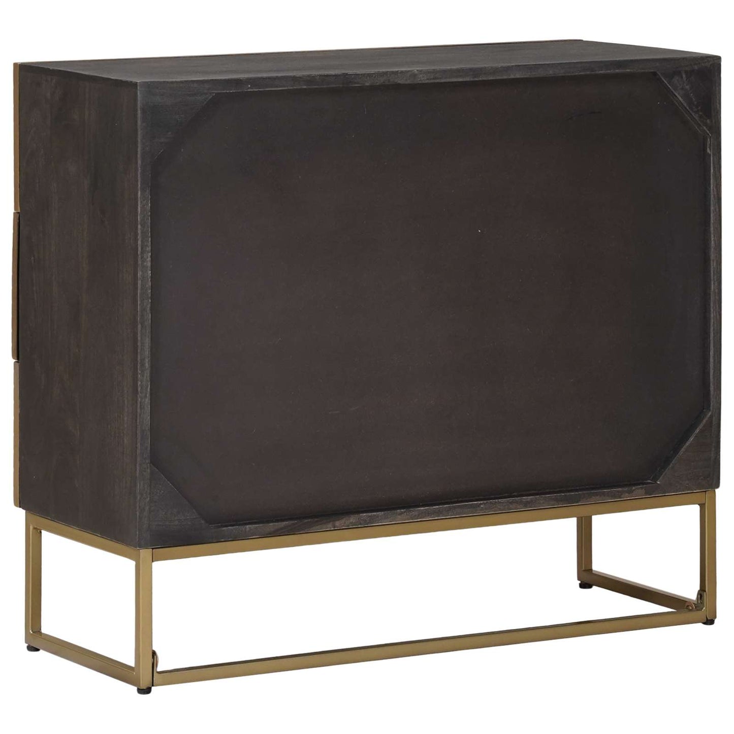vidaXL Drawer Cabinet with Drawer Brass 75 x 30 x 65 cm