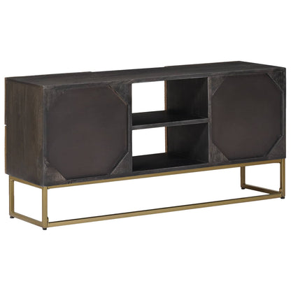 vidaXL TV Cabinet with Drawer with Shelf Brass 105 x 30 x 50 cm