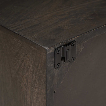 vidaXL TV Cabinet with Shelf with Storage Brass 105 x 30 x 35 cm
