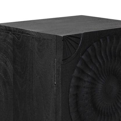 vidaXL Highboard Black 35 x 30 x 120 cm