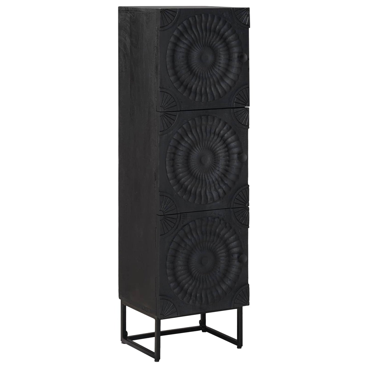 vidaXL Highboard Black 35 x 30 x 120 cm