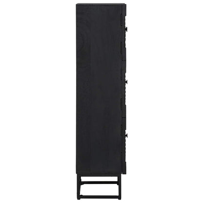 vidaXL Highboard Black 35 x 30 x 120 cm