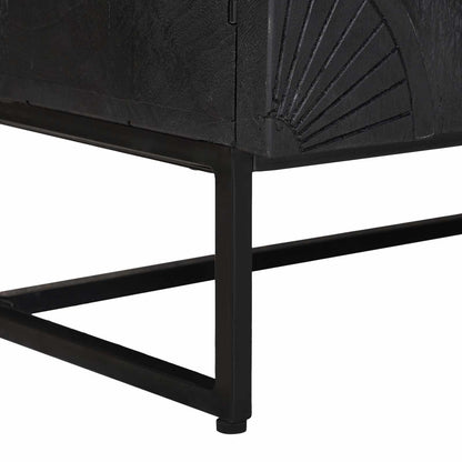 vidaXL Highboard Black 55 x 30 x 95 cm