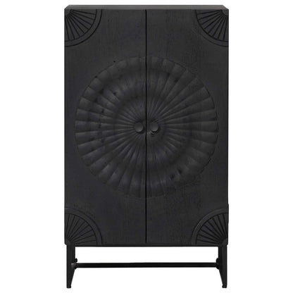 vidaXL Highboard Black 55 x 30 x 95 cm