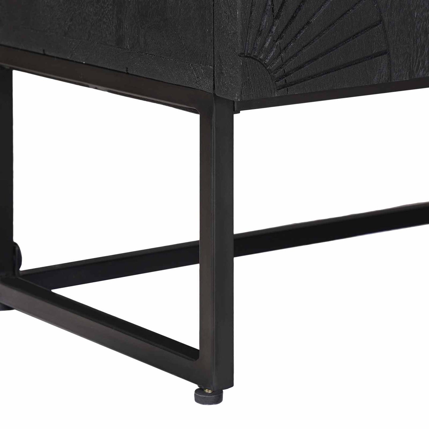 vidaXL TV Cabinet with Drawer with Shelf Black 105 x 30 x 54 cm
