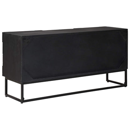 vidaXL TV Cabinet with Drawer with Shelf Black 105 x 30 x 54 cm
