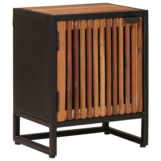 vidaXL Handmade Bedside Cabinet Natural 40 x 30 x 50 cm