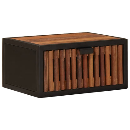 vidaXL Handmade Bedside Cabinet Natural 40 x 30 x 20 cm
