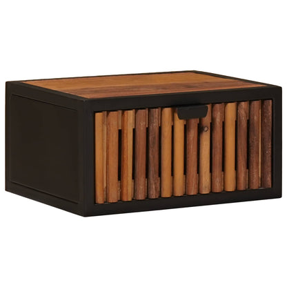 vidaXL Handmade Bedside Cabinet Natural 40 x 30 x 20 cm