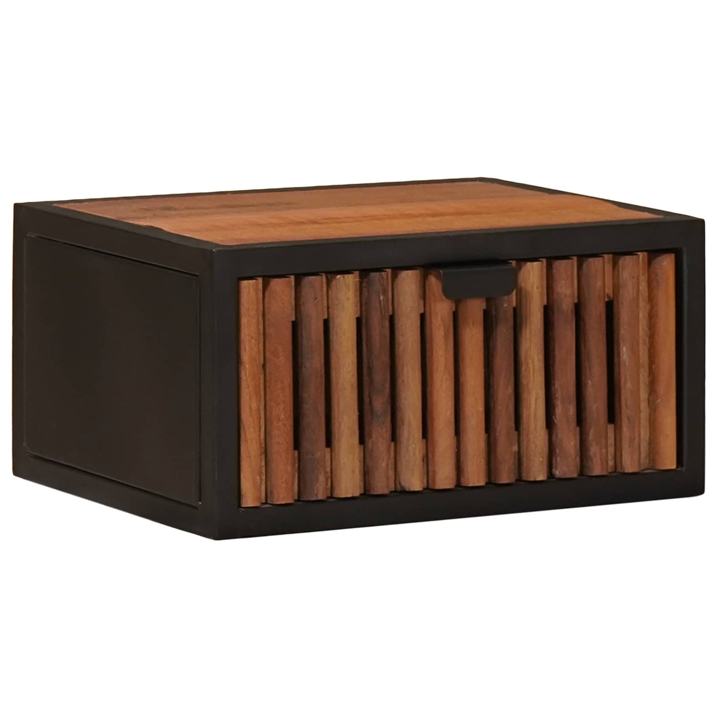 vidaXL Handmade Bedside Cabinet Natural 40 x 30 x 20 cm