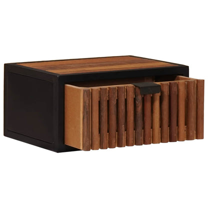 vidaXL Handmade Bedside Cabinet Natural 40 x 30 x 20 cm