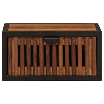 vidaXL Handmade Bedside Cabinet Natural 40 x 30 x 20 cm