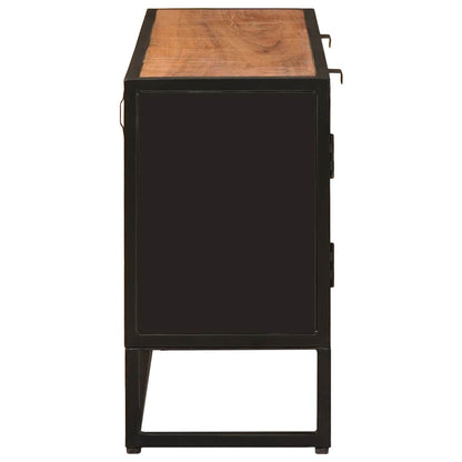 vidaXL Sideboard 105 x 30 x 55 cm Solid Mango Wood and Engineered Wood
