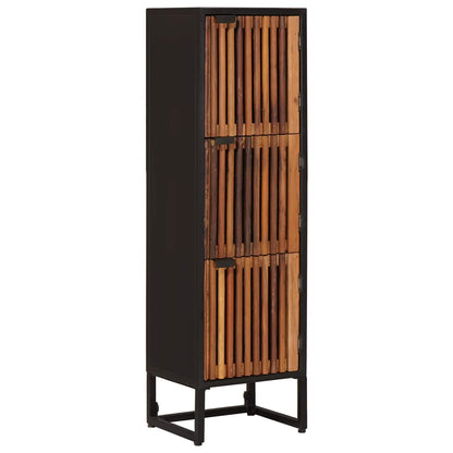vidaXL Highboard 35 x 30 x 120 cm Solid Mango Wood and Engineered Wood