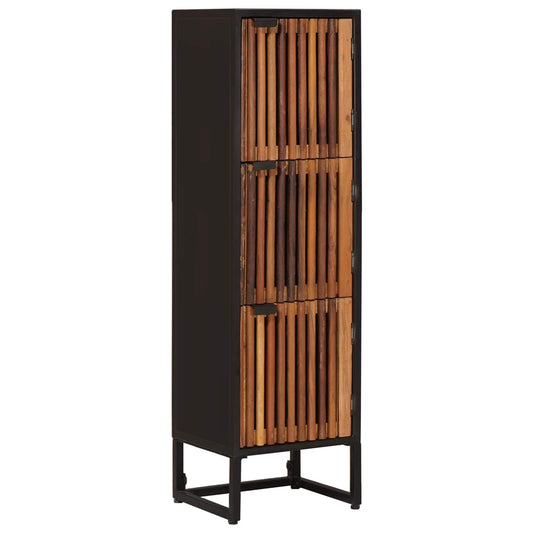 vidaXL Highboard 35 x 30 x 120 cm Solid Mango Wood and Engineered Wood