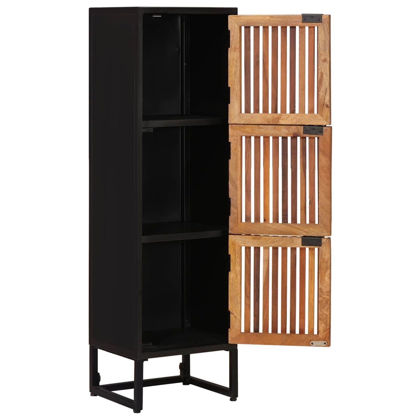 vidaXL Highboard 35 x 30 x 120 cm Solid Mango Wood and Engineered Wood
