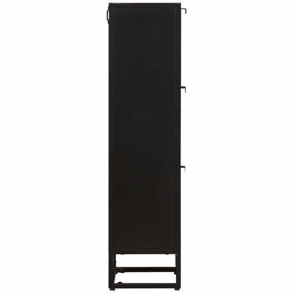 vidaXL Highboard 35 x 30 x 120 cm Solid Mango Wood and Engineered Wood