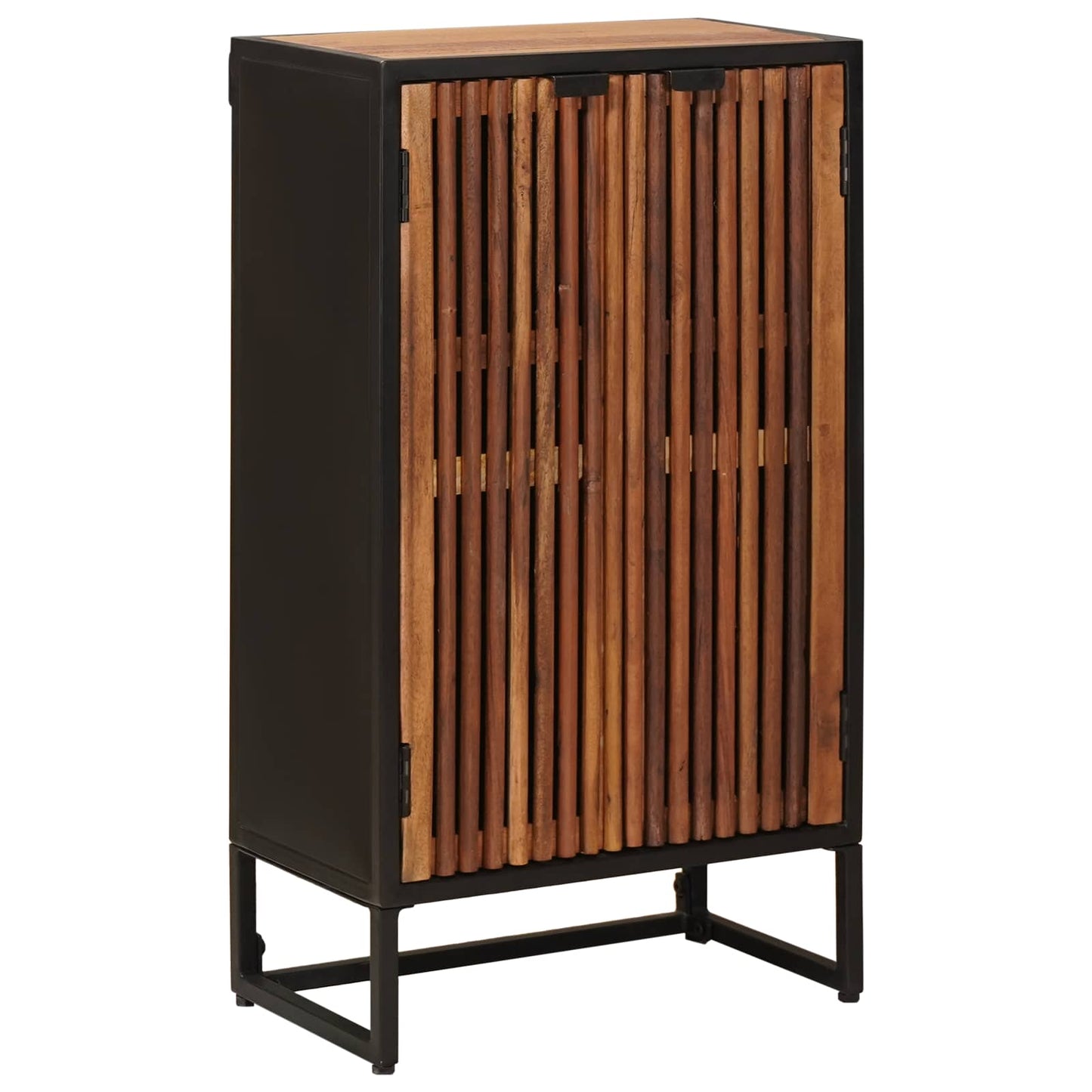 vidaXL Highboard 53 x 30 x 95 cm Solid Mango Wood and Engineered Wood