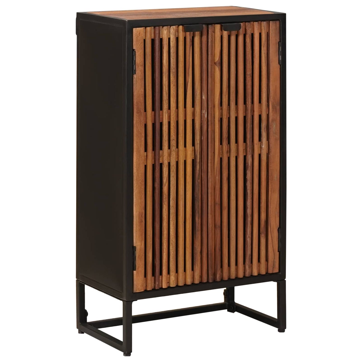 vidaXL Highboard 53 x 30 x 95 cm Solid Mango Wood and Engineered Wood