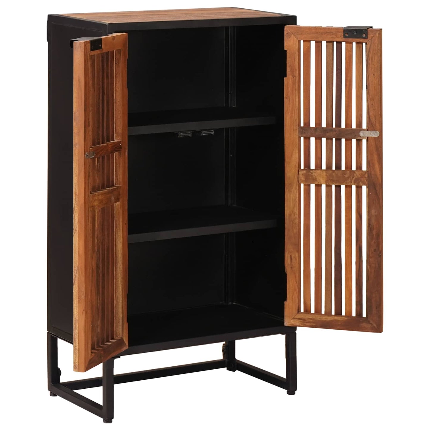 vidaXL Highboard 53 x 30 x 95 cm Solid Mango Wood and Engineered Wood