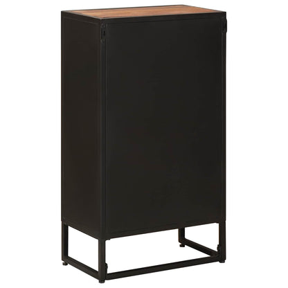vidaXL Highboard 53 x 30 x 95 cm Solid Mango Wood and Engineered Wood