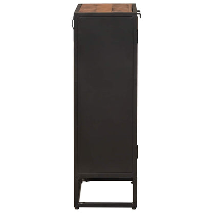 vidaXL Highboard 53 x 30 x 95 cm Solid Mango Wood and Engineered Wood