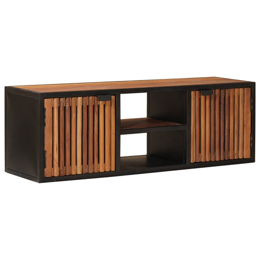 vidaXL Handmade TV Cabinet 105 x 30 x 35 cm Solid Mango Wood