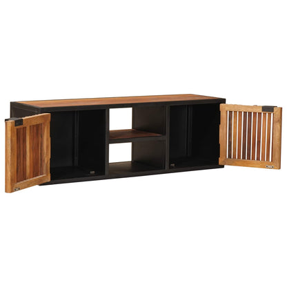 vidaXL Handmade TV Cabinet 105 x 30 x 35 cm Solid Mango Wood