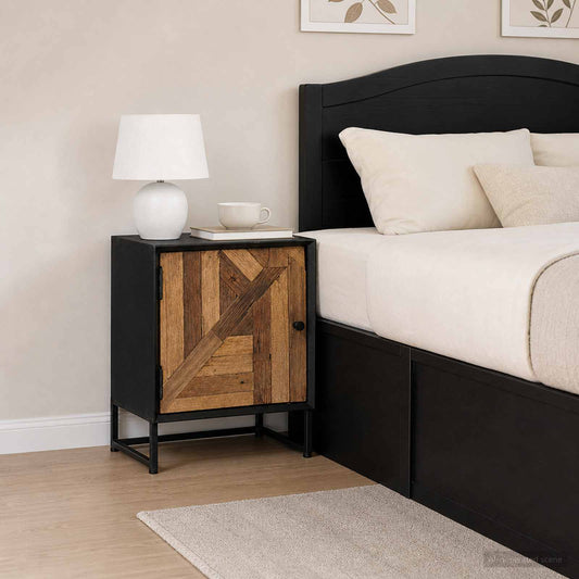 vidaXL Handmade Bedside Cabinet Natural 40 x 30 x 50 cm