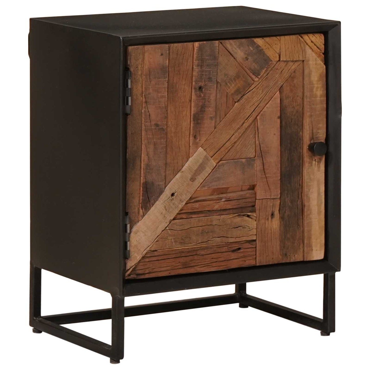 vidaXL Handmade Bedside Cabinet Natural 40 x 30 x 50 cm