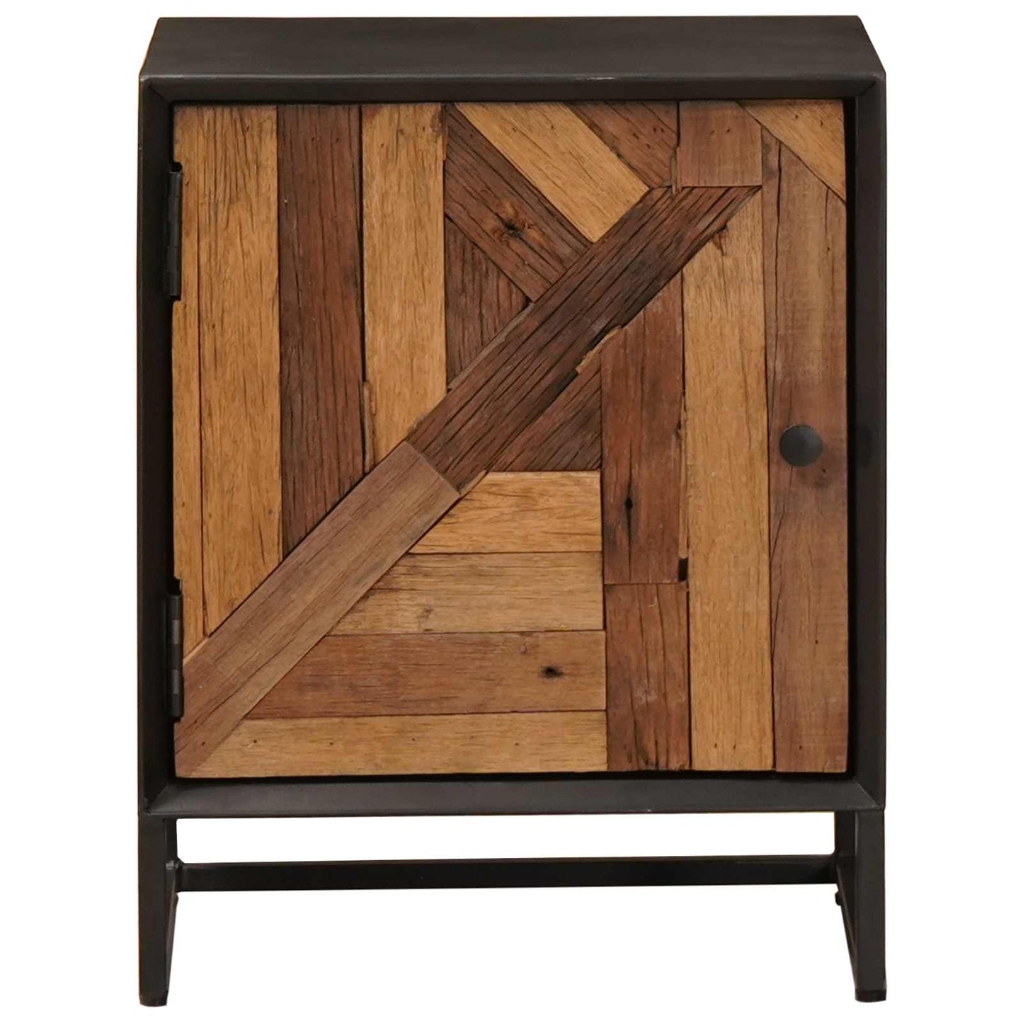 vidaXL Handmade Bedside Cabinet Natural 40 x 30 x 50 cm