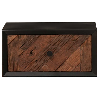 vidaXL Handmade Bedside Cabinet Natural 40 x 30 x 20 cm