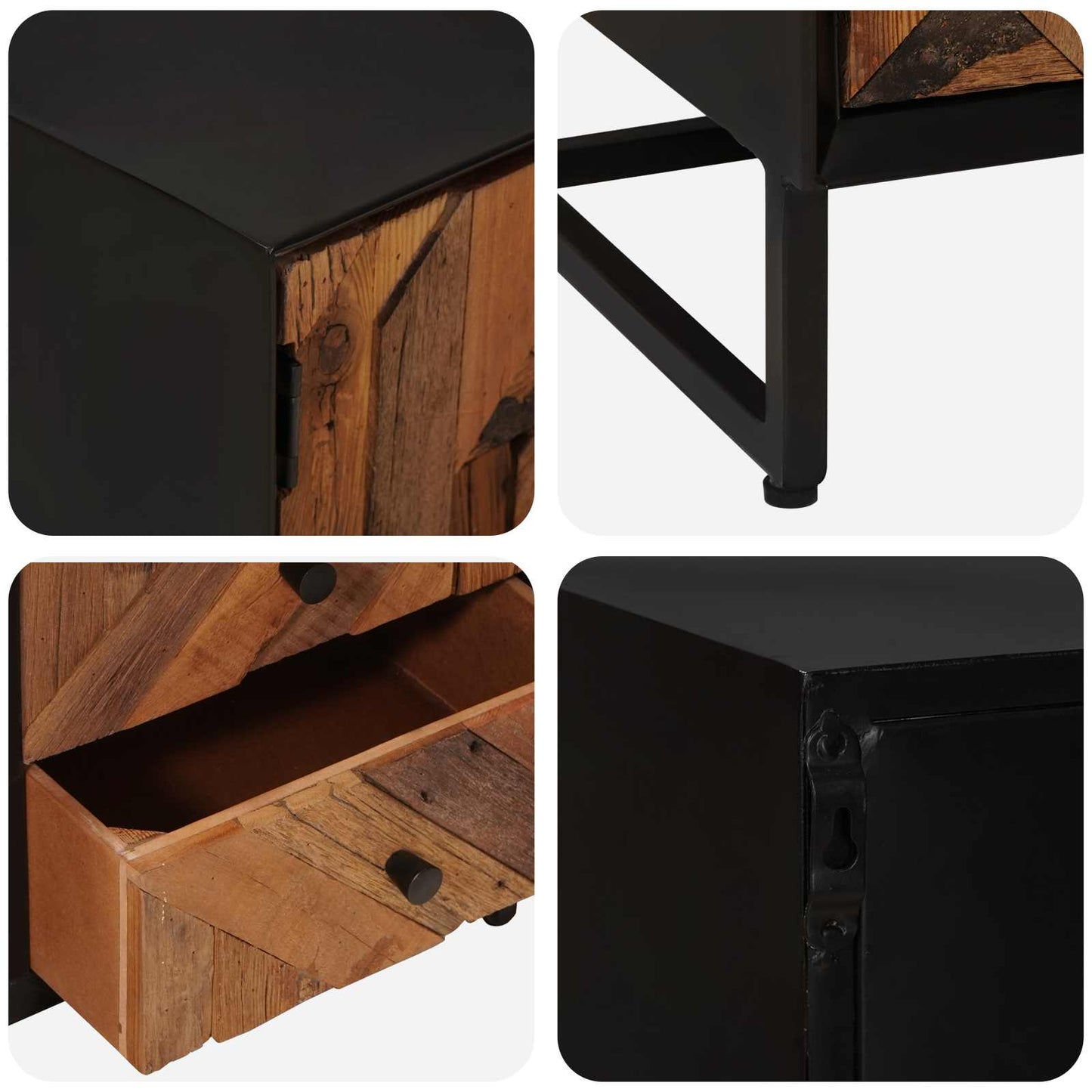 vidaXL TV Cabinet with Drawer with Storage with Door 105 x 30 x 40 cm