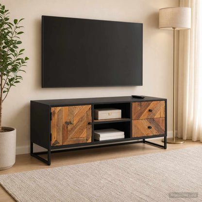 vidaXL TV Cabinet with Drawer with Storage with Door 105 x 30 x 40 cm