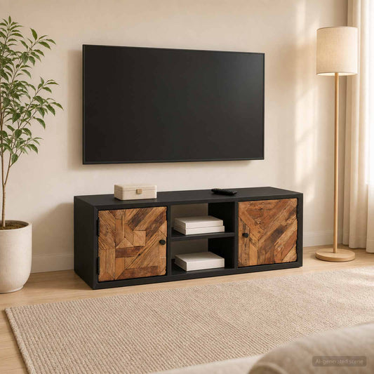 vidaXL TV Cabinet with Shelf with Storage with Door 105 x 30 x 35 cm