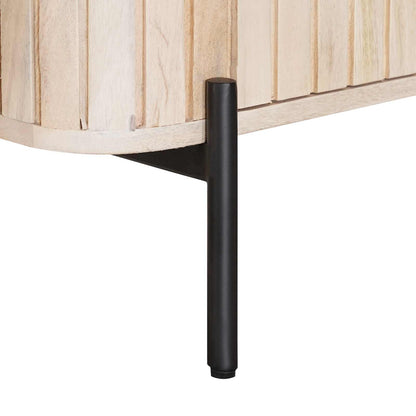 vidaXL Sideboard 105 x 30 x 65 cm Solid Mango Wood and Engineered Wood