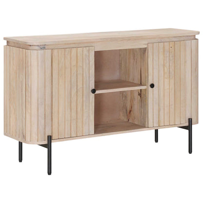 vidaXL Sideboard 105 x 30 x 65 cm Solid Mango Wood and Engineered Wood