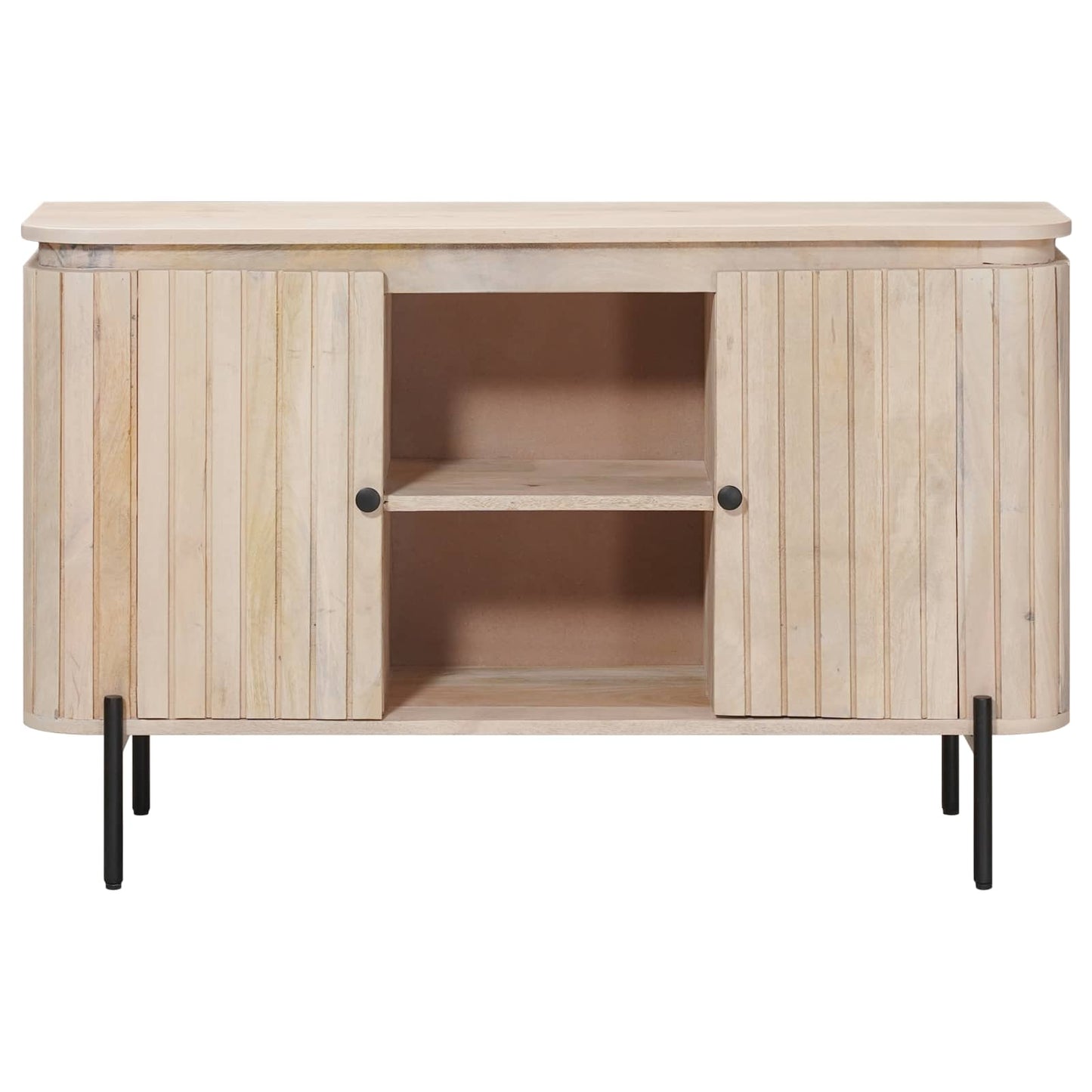 vidaXL Sideboard 105 x 30 x 65 cm Solid Mango Wood and Engineered Wood