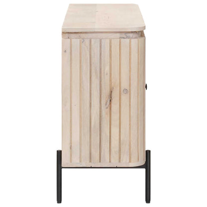 vidaXL Sideboard 105 x 30 x 65 cm Solid Mango Wood and Engineered Wood