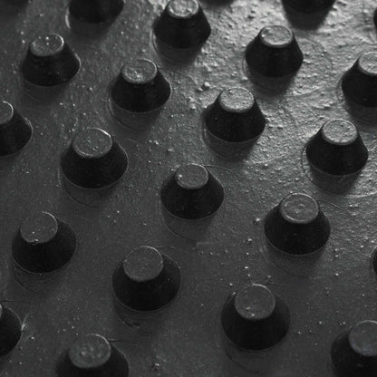vidaXL Dimpled Drainage Sheet Black 0.5 x 20 m HDPE
