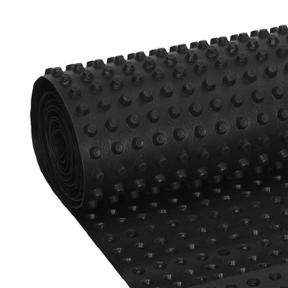 vidaXL Dimpled Drainage Sheet Black 0.5 x 20 m HDPE