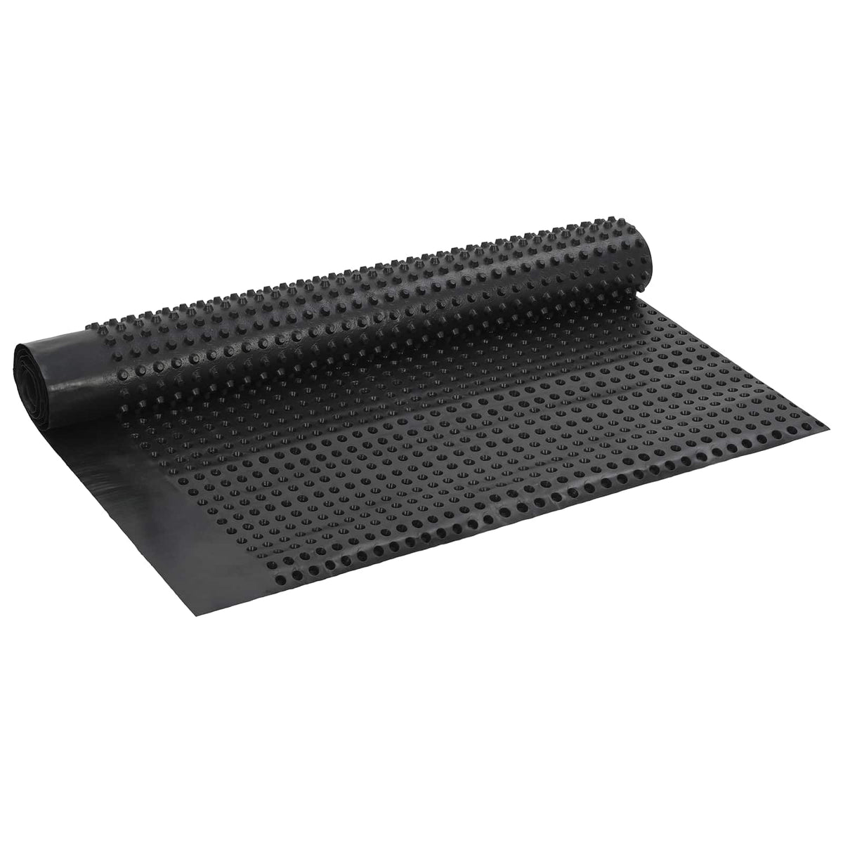 vidaXL Dimpled Drainage Sheet Black 1 x 20 m HDPE