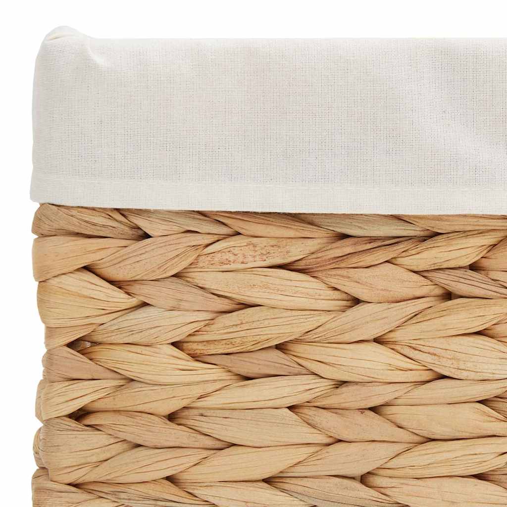 vidaXL Storage Baskets 3 pcs Natural Water hyacinth