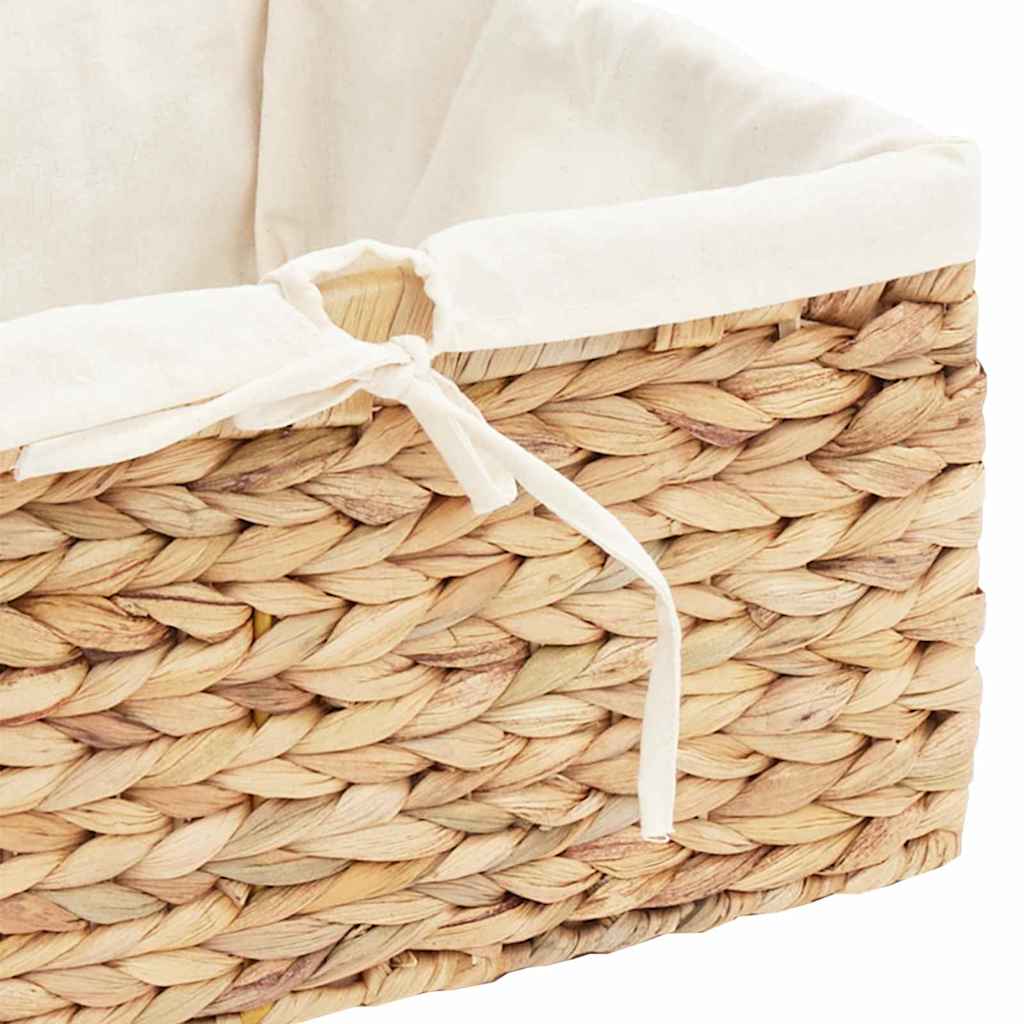 vidaXL Storage Baskets 3 pcs Natural Water hyacinth