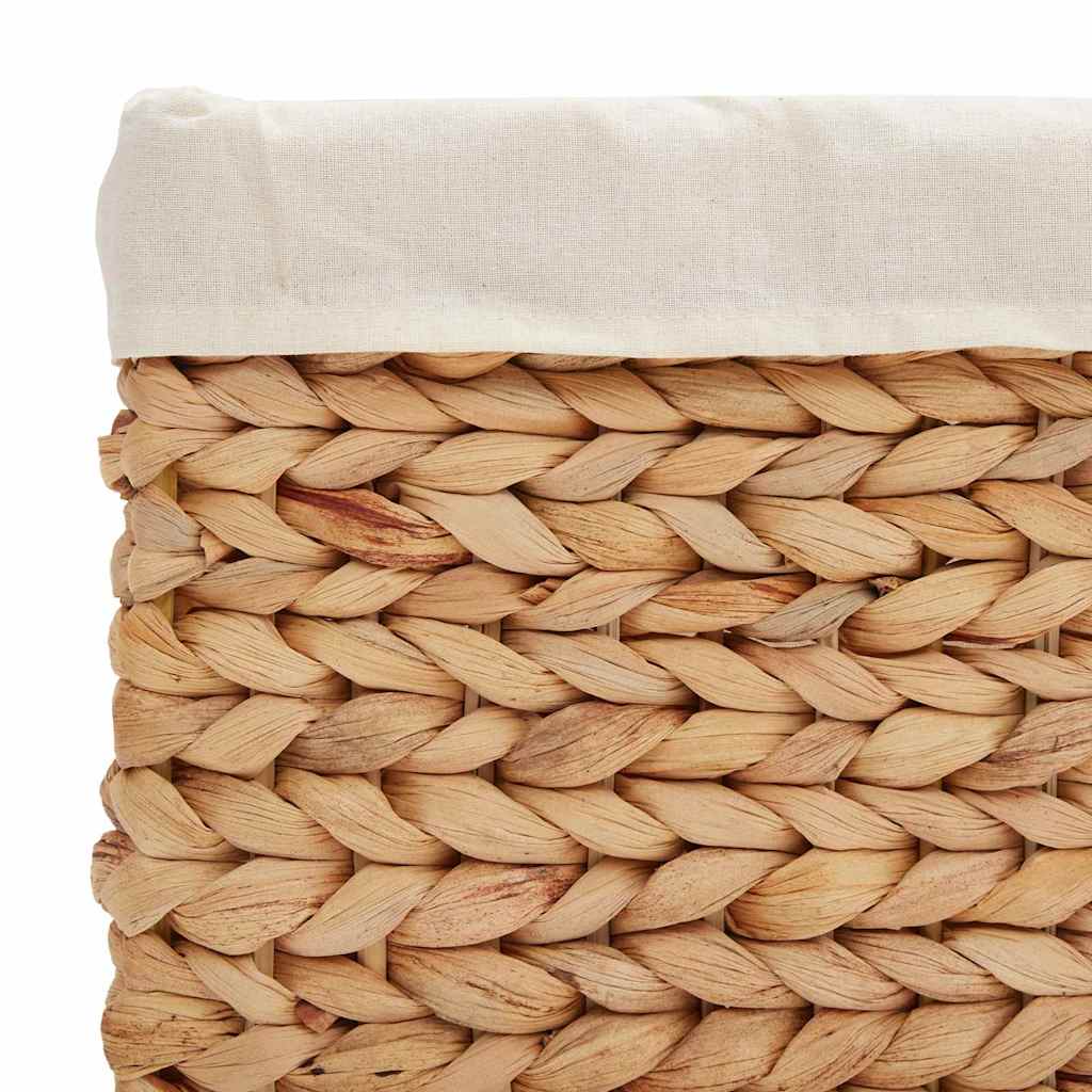 vidaXL Storage Baskets 3 pcs Natural Water hyacinth